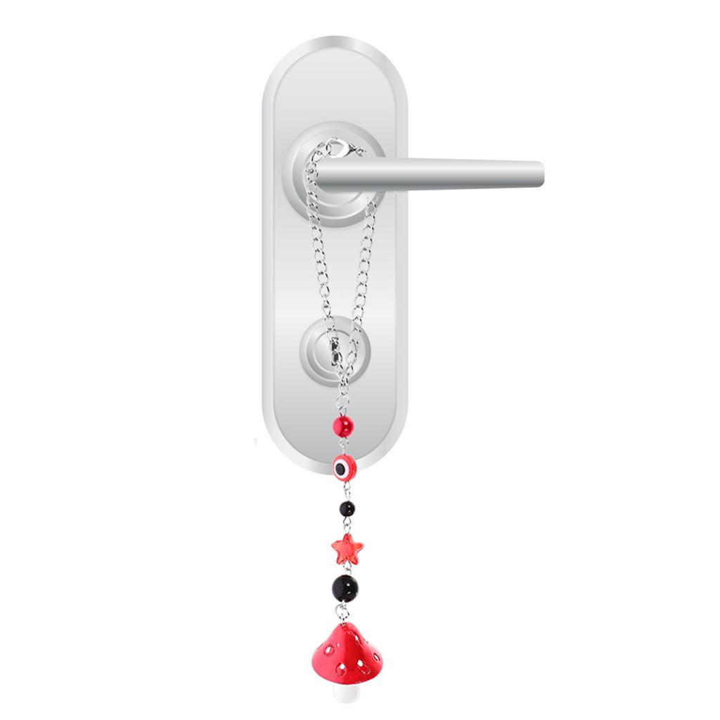 Unique Mushroom Wall Hanging Decor Safe Resin Stainless Steel Material Delicate Supplies Room Decoration Gift