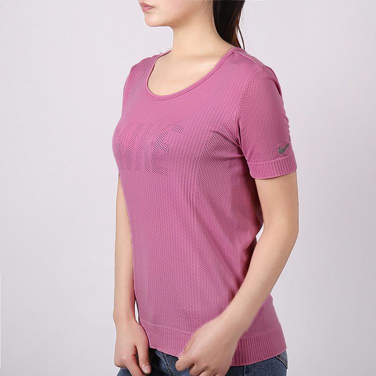 Nike Infinite Running Short Sleeve Top Women Tops Pink CV9373-693