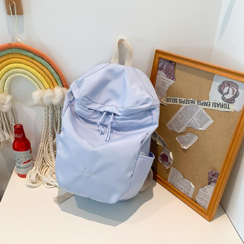 Large capacity backpack bag women's versatile summer new light small fresh foldable backpack leisure bag