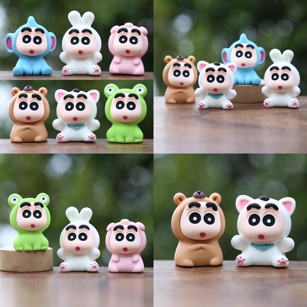 Anime Shin Crayon Chan Action Figure Model Cartoon Doll Decorations Desktop
