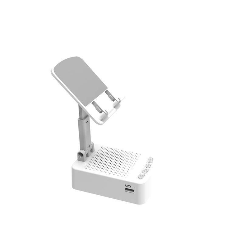 

Multifunction Speaker Phone Stand Rotatable Adjustable Phone Holder Easy Operate Phone Stand Senior Friendly Phone Holde белый