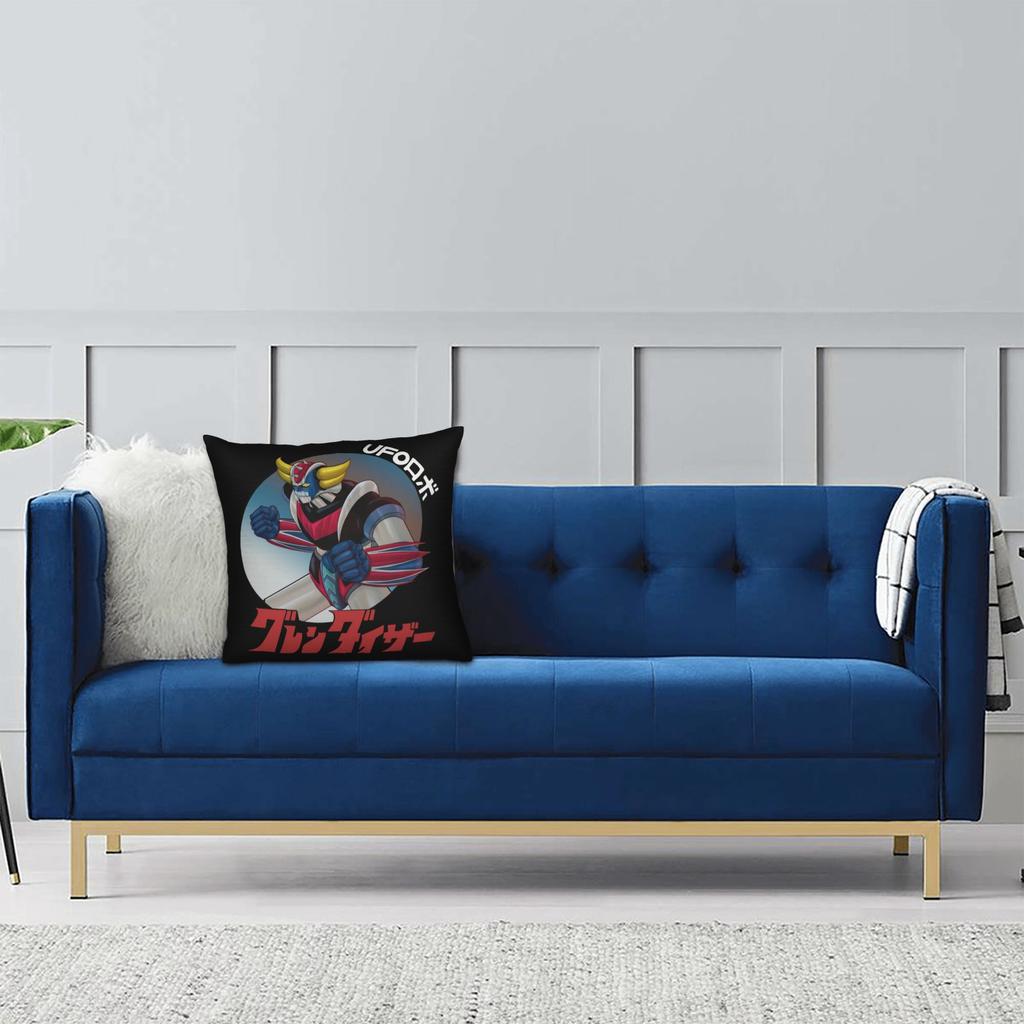 Ufo Robort Grendizer Anime Pillowcase Soft Polyester Cushion Cover Decoration Throw Pillow Case Cover Home Drop Shipping 45*45Cm