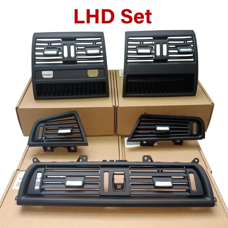 LHD RHD Original Black Front Rear Air Conditioner AC Vent Grille Panel Replacement For BMW F10 F11 F18 520i 523i 525i 528i 535i