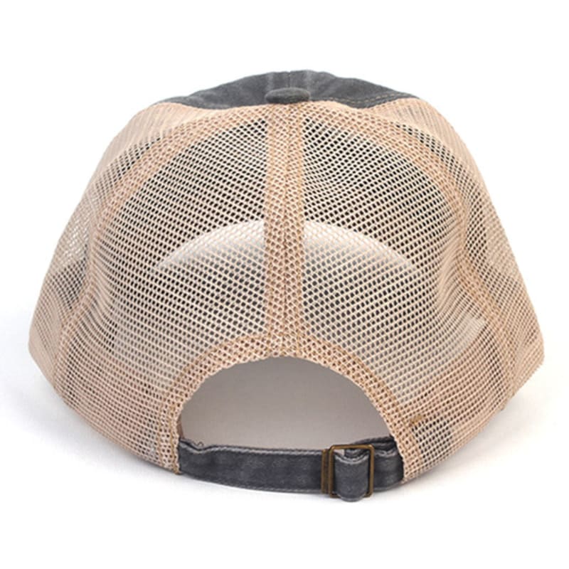 Universal Chemistry Pigment Washing Gray Meshcap Mesh Cap