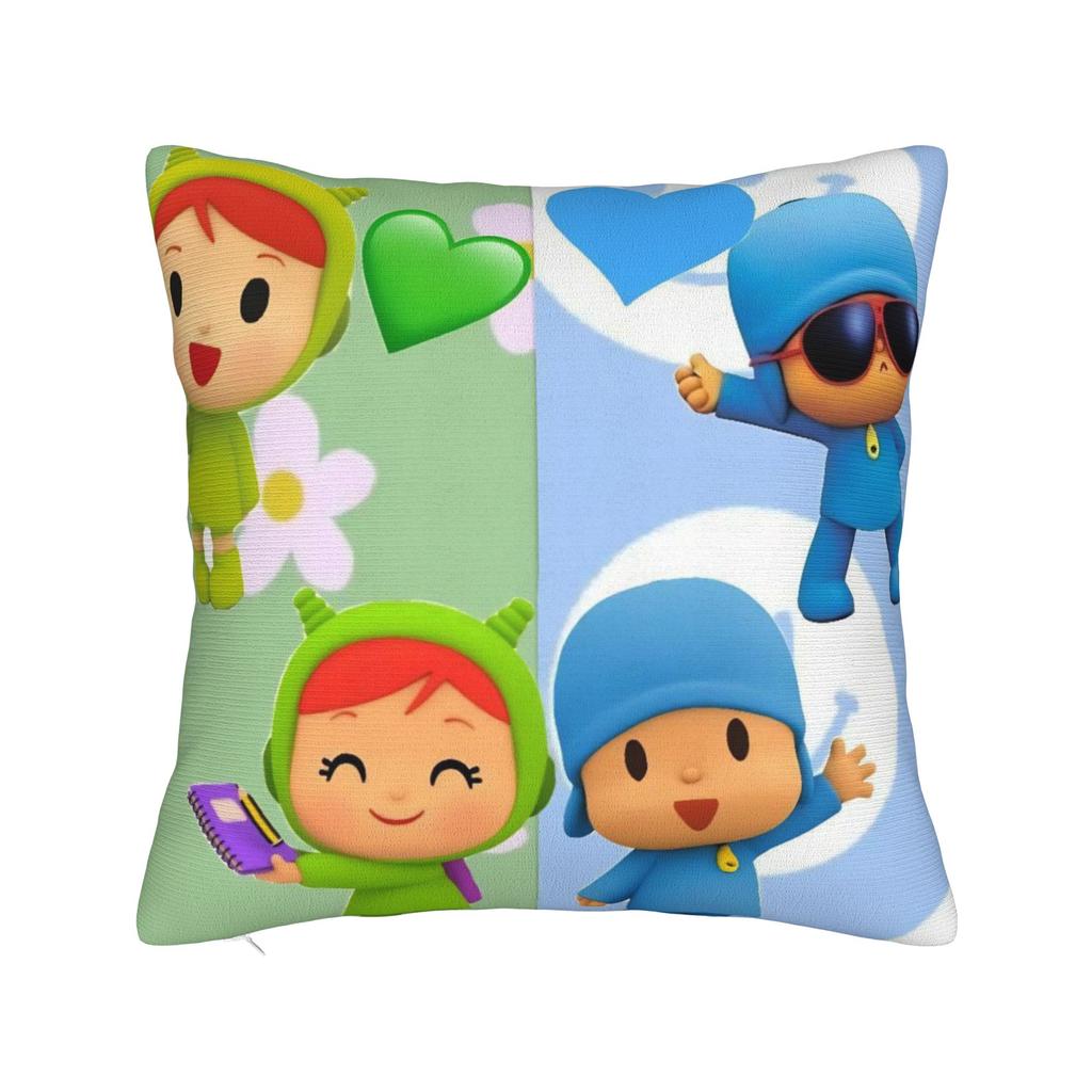 Decorative Pillow Cover Pocoyoes Cartoon Comdy Stuff Home Throw Pillow Case Cover Drop Shipping Multi-Size