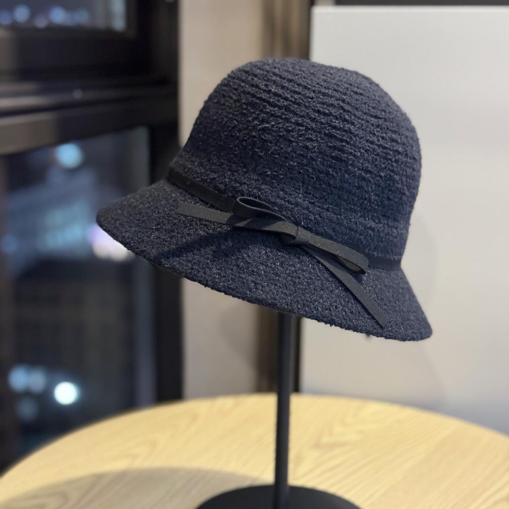 New Style Fisherman Hat Women's Fisherman Hat Autumn and Winter Korean Version Warm Knitted Cashmere Hat Temperament and Face Small Basin Hat
