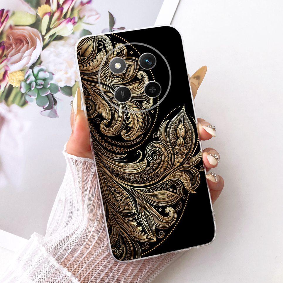 For Honor Magic 7 Lite / Honor X9C X60 Pro Phone Case Chinese Dragon Cute Cat Cartoon Pattern Casing Soft Clear Silicone Cover
