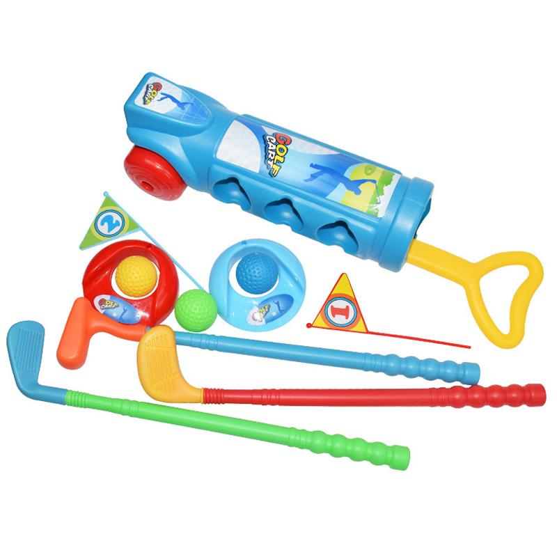 Toddler Golf Set Children Minigolf Play Sport Game Practice Indoor And Outdoor Sports Fitness Ball Outdoor Toys For Boys Girls