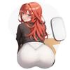 Ergonomic 3D Wrist Rest Mouse Pad  Anime Beauty Silicone Support Office and Gaming Comfort Desk Pad Office Accessories Playmat