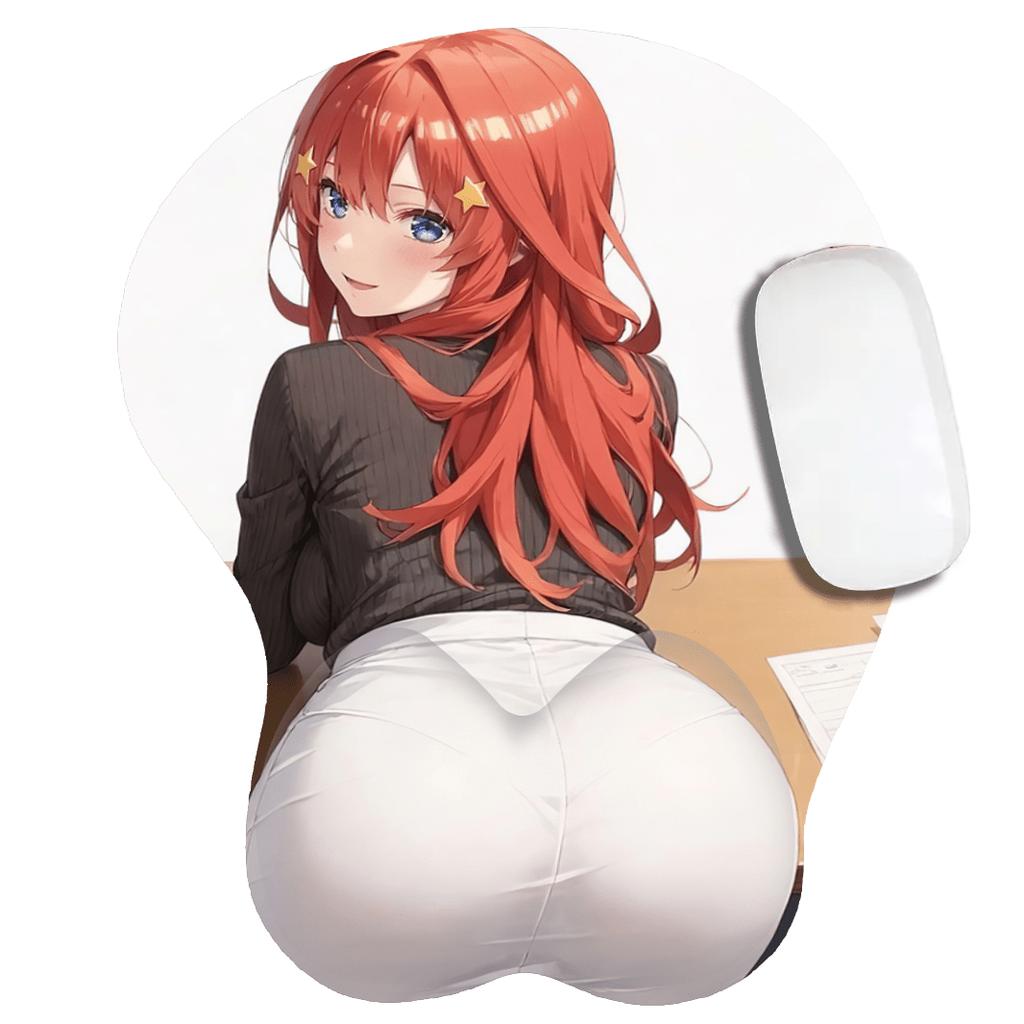 Ergonomic 3D Wrist Rest Mouse Pad Anime Beauty Silicone Support Office and Gaming Comfort Desk Pad Office Accessories Playmat