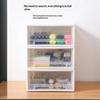 Desktop Pull-Out Organizer Jewelry Storage Box With Stackable Single-Layer Drawer Design For Bracelets And Necklaces