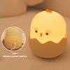 Cute Eggshell Chicken Night Lamp USB Rechargeable Silicone Lamp Tap Light Fun and Practical Desk Lamp as a Gift Is a Good Choice