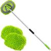 Anngrowy 62" Microfiber Car Wash Brush Mop Kit Mitt Sponge with Long Handle Car Cleaning Supplies Kit Duster Washing Car Tools Accessories, 1