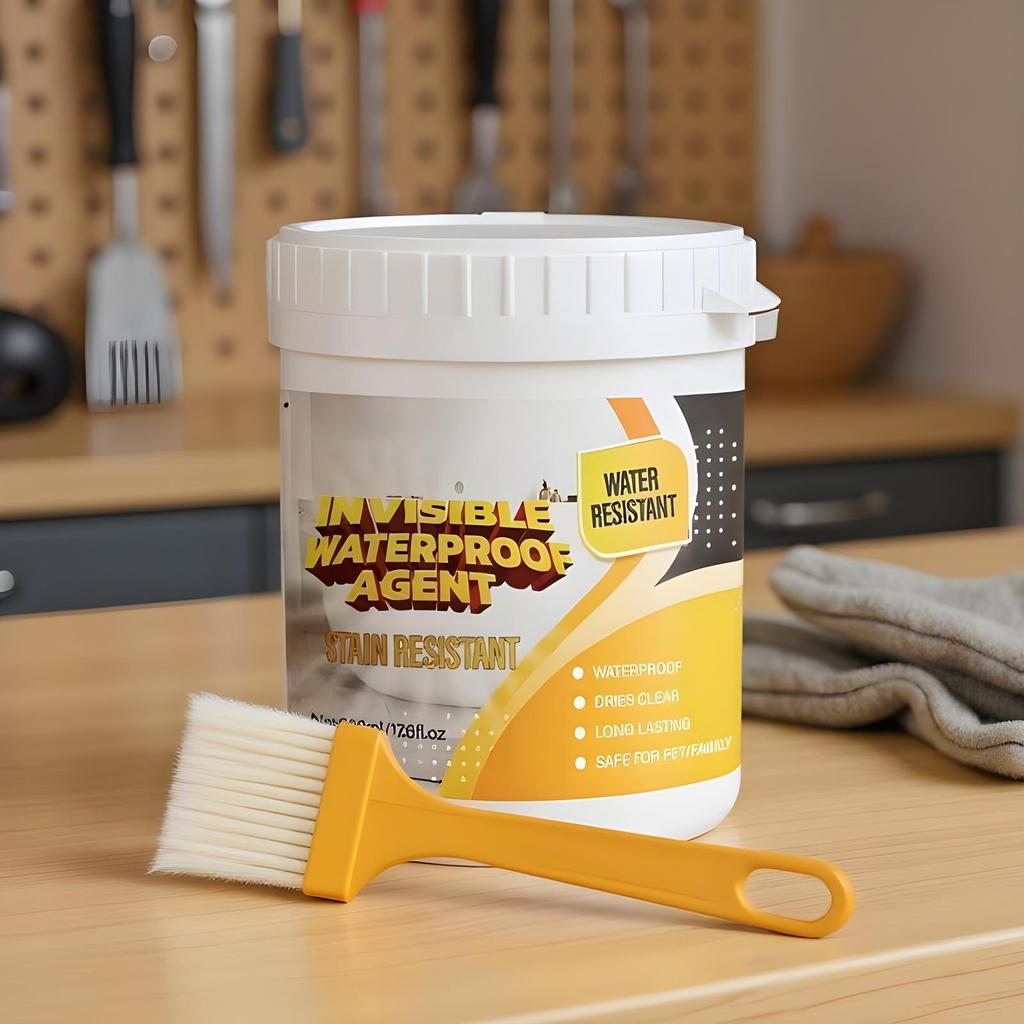 Waterproof Sealant 100g with Brush Anti-Leakage Coating Invisible Adhesive for Roof, Bathroom, Floor Repair, Wall, Window, Base