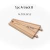 New All Kinds Wooden Track Parts Beech Wooden Railway Train Track Toy Accessories Fit For All Brands Wood Tracks Toys For Kids