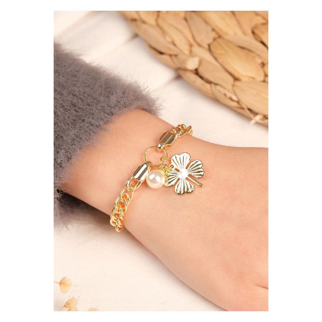 Vergoldetes massives Damenarmband