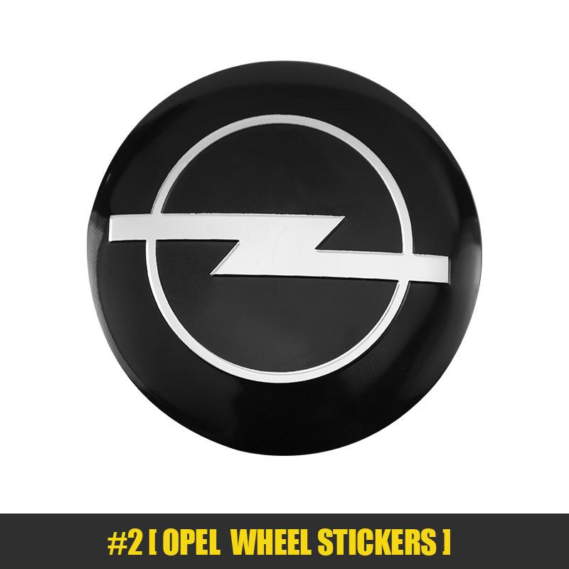 

4 шт. 56 мм Наклейки-значки на ковпаки коліс у стилі автомобіля Для Opel OPC Corsa Astra J Insignia Vectra Zafira Meriva Mokka Antara Safari