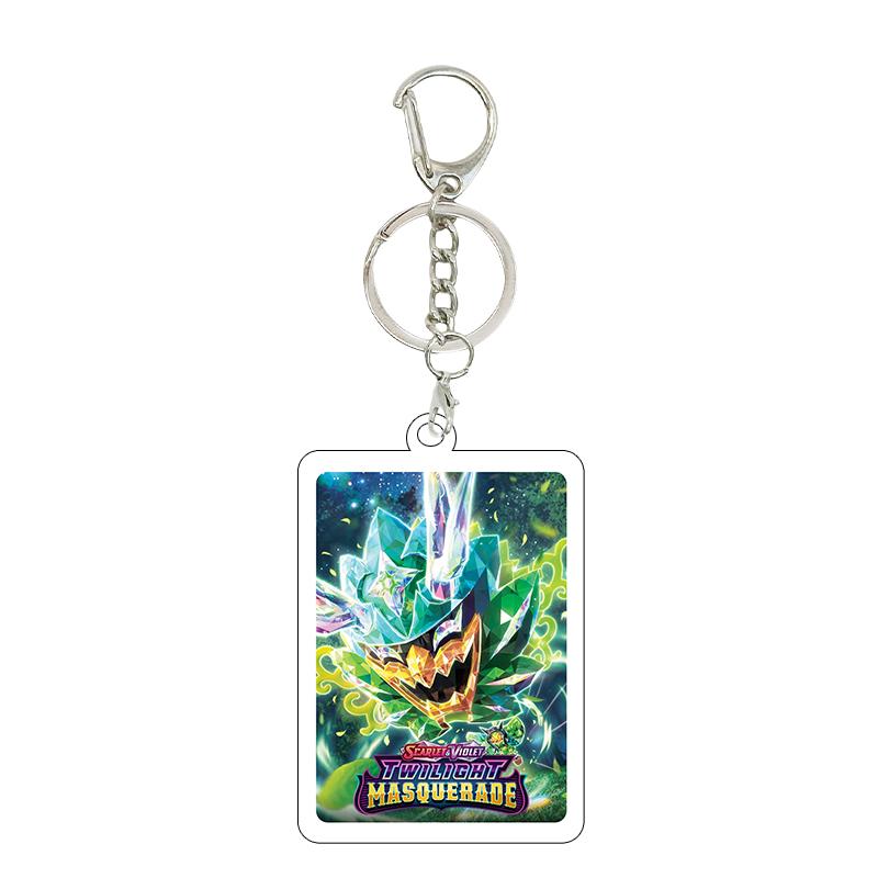 

Anime Cartoon Gengar Psyduck Mew Bulbasaur Anime Game Characters Acrylic Pendant PKM Ptcg Decor Key Chain Ring for Fans Gifts about 5cm