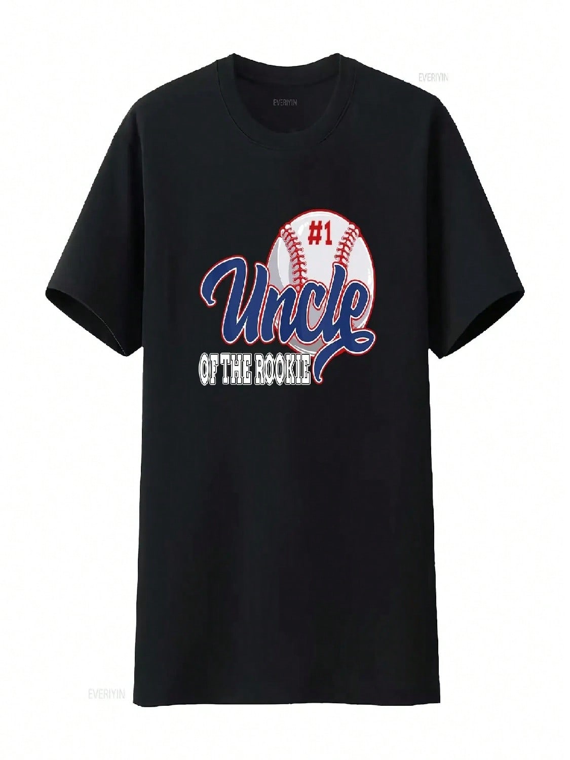 Uncle Of The Rookie Baseball 1st Birthday Theme T Shirt SweaT 19522 Vintage Washed Homme Unisex Stylish Stretched Casual S разноцветный