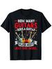 Men's Funny Guitar T-Shirt - How Many Guitars Does a Guitar Player Need More Lover Tee - Gsm Heavy