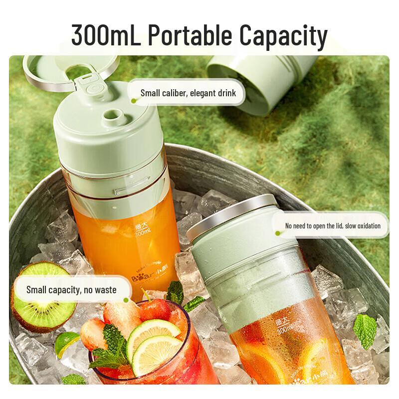 Bear Portable Mini Juicer Blender with Ice Crushing