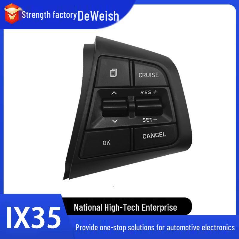 Hyundai IX35 Steering Wheel Control Buttons: Cruise & Sound Functions Hyundai IX35 Cruise Control чёрный