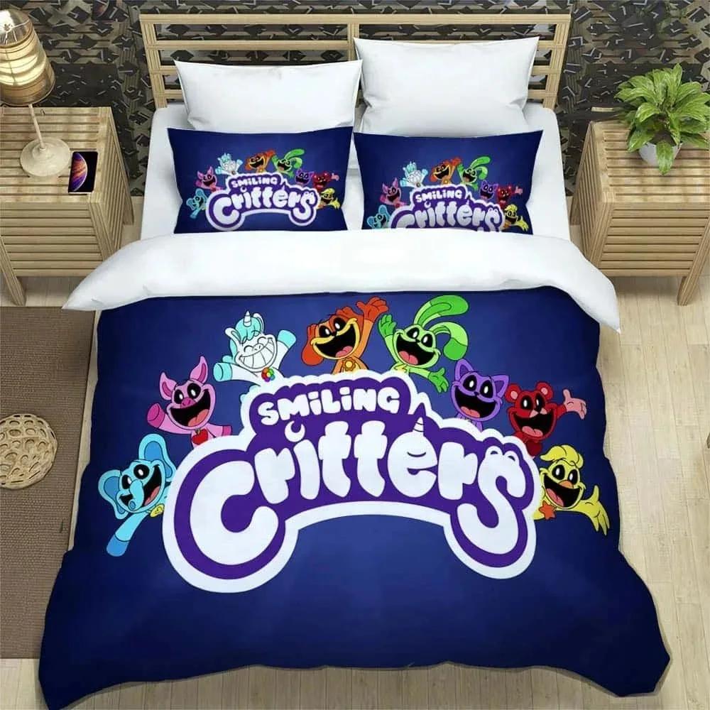 3D Cartoon S-smiling Critters Bedding Sets Exquisite Bed Supplies Set Duvet Cover Comforter Set Bedding Set Luxury Birthday Gift