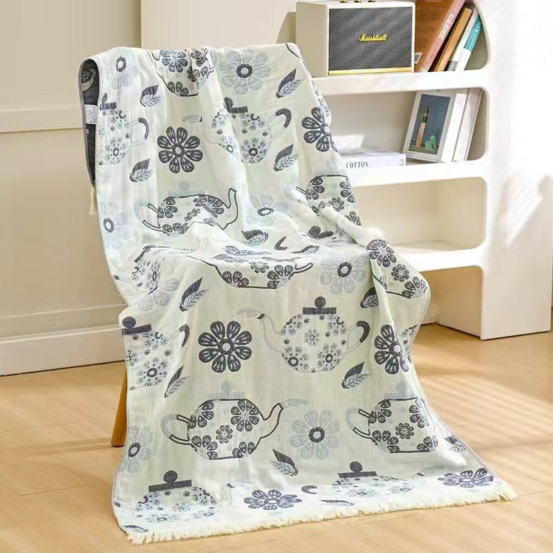 Multi-Layer Gauze Cotton Bath Towel Soft And Comfortable Beach Towel Ethnic Style Sun God Skin-Friendly Water Absorption