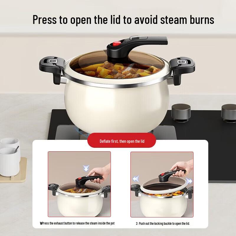 DESLON Enamel Micro-Pressure Soup Pot