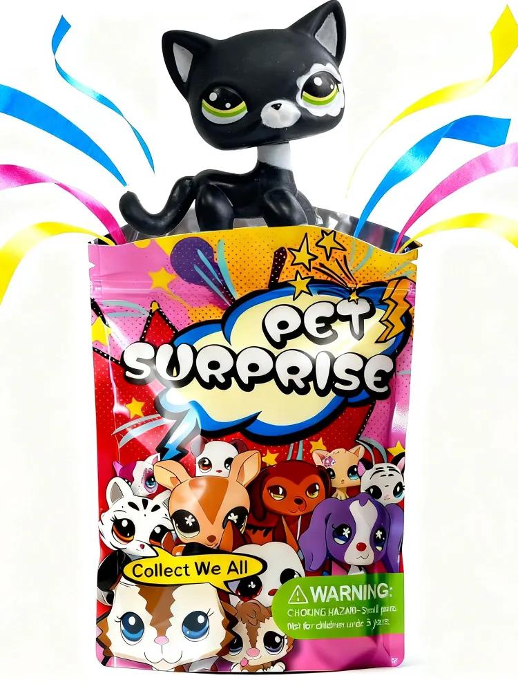 Pet Shop # 2249, lps toys, Shorthair cat, gift for girl (With packaging bag)