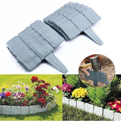 Imitation Stone Garden Fence: PP Plastic Lawn & Landscape Fence