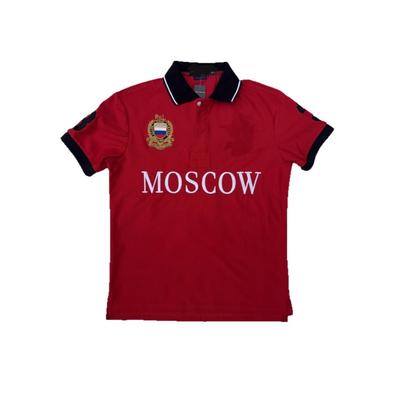 Buchstabenstickerei Herren Poloshirts Kurzarm Sportlich Lässig Herren T-Shirts