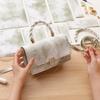 DIY Handbag Making Kit PU Leather Shoulder Bag Sewing Materials Women Crossbody Knitting Crochet Bags Handicraft Accessories