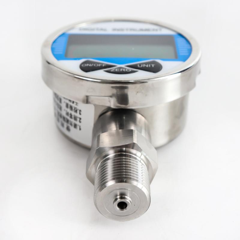 Battery Pressure Gauge Intelligent Digital Stainless Steel Electronic Barometer Oil-water Pressure Gauge Digital Display 60MPA