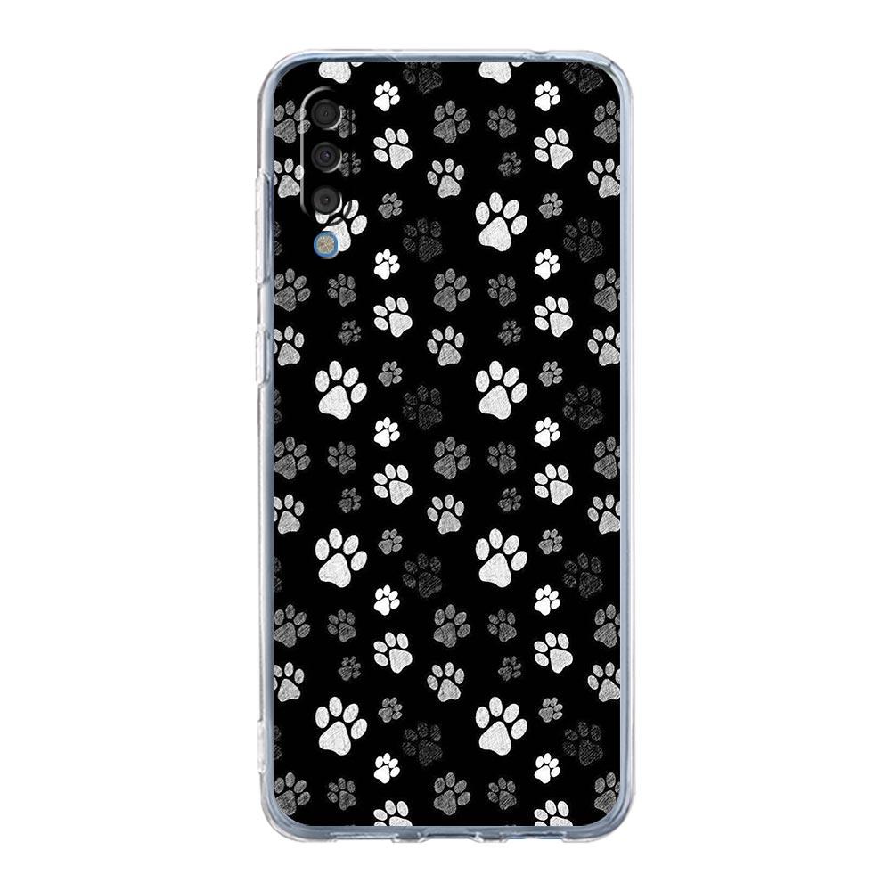Phone Case For Samsung A56 A36 A26 A16 A14 A12 A22 A32 5G A34 A42 A52 A54 A50 A70 A72 A40 A20E A20S A04S A06 Cover Dog Paw