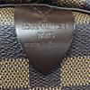 Used Louis Vuitton Damier Keepall 50 N41427 Boston Bag Canvas Brown Authentic 13296