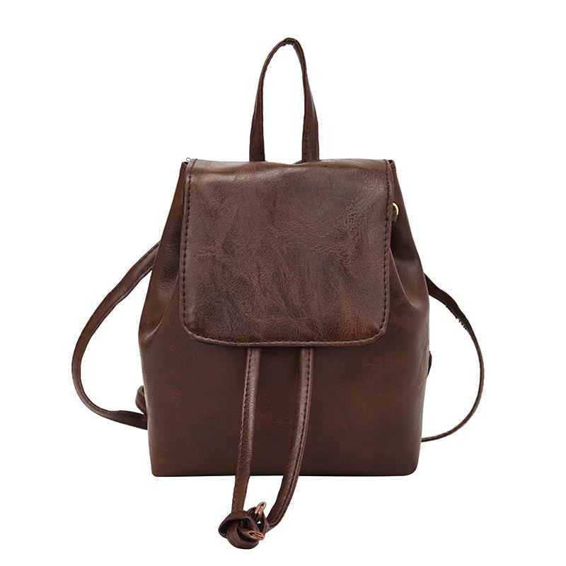 Sieviešu Vintage PU Ādas Mini Mugursoma
