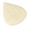 Guitar Bass Pick with Concave Design Natural Ox Bone Heart Shape Playing Pick for Stringed Instruments Cream Yellow