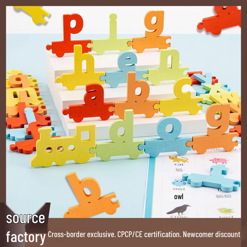 

Детский обучающий поезд: Игра с 26 буквами для составления слов