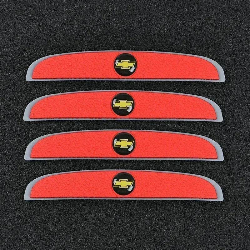 

for Chevrolet Aveo Sail Cruze Cobalt Spark Equinox Malibu Trax Sonic Car Bumper Blade Strip Corner Anti-Scratch Strips Sticker красный
