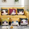 Classic Japan Anime NNaruto Chibi Kawaii Soft Pillowcase Sofa Home Living Room Decor Protective Covers Hogar Pillow Cover