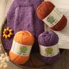 Cotton Treasure 4 Strands Combed Milk Cotton Wool Diy Medium And Thick Hand-Woven Doll Blanket Crochet Needle And Thread