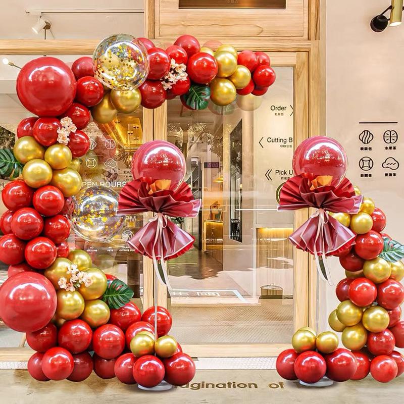 Hochzeitszimmer Ballon Dekorationen: Elegante Ballon-Dekoration für Hochzeiten