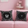 record label Death Row Records Cushion Cover Soft & Easy-Wash Pillow Case – Versatile for Couch, Bed, Travel and Office