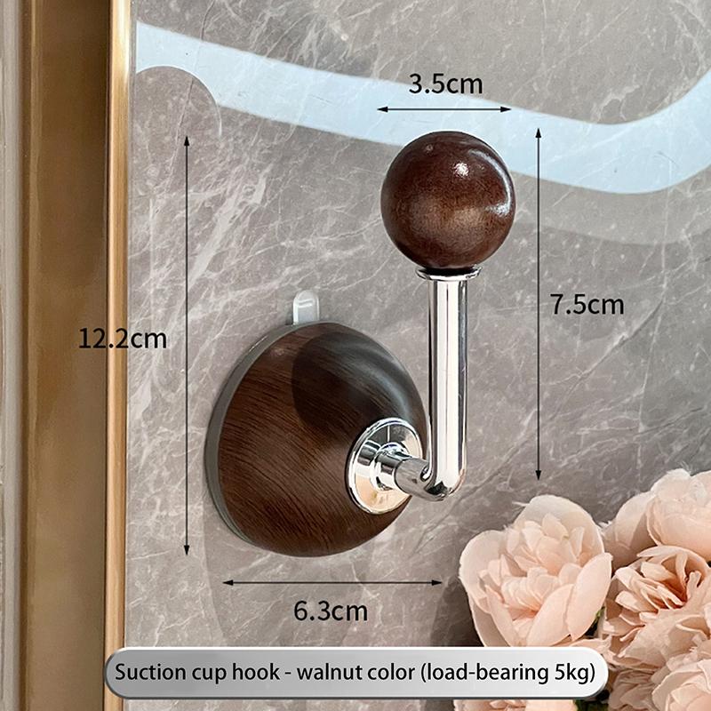 Powerful Load Bearing Suction Cup Hook Bag Hair Band Storage No Drilling Hook Hair Band Storage Tool