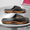 Fashion Men's Slippers PVC Soft Sole Non-slip Slides Casual Outdoor Beach Flip Flops Home Bathroom Couples Slippers New Sandal