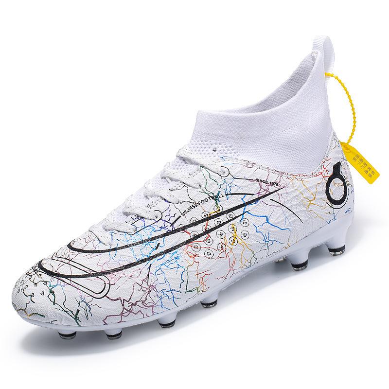 Foot nails grass shoes World Cup spot Messi training shoes men's high-top spikes children's broken adult men and women