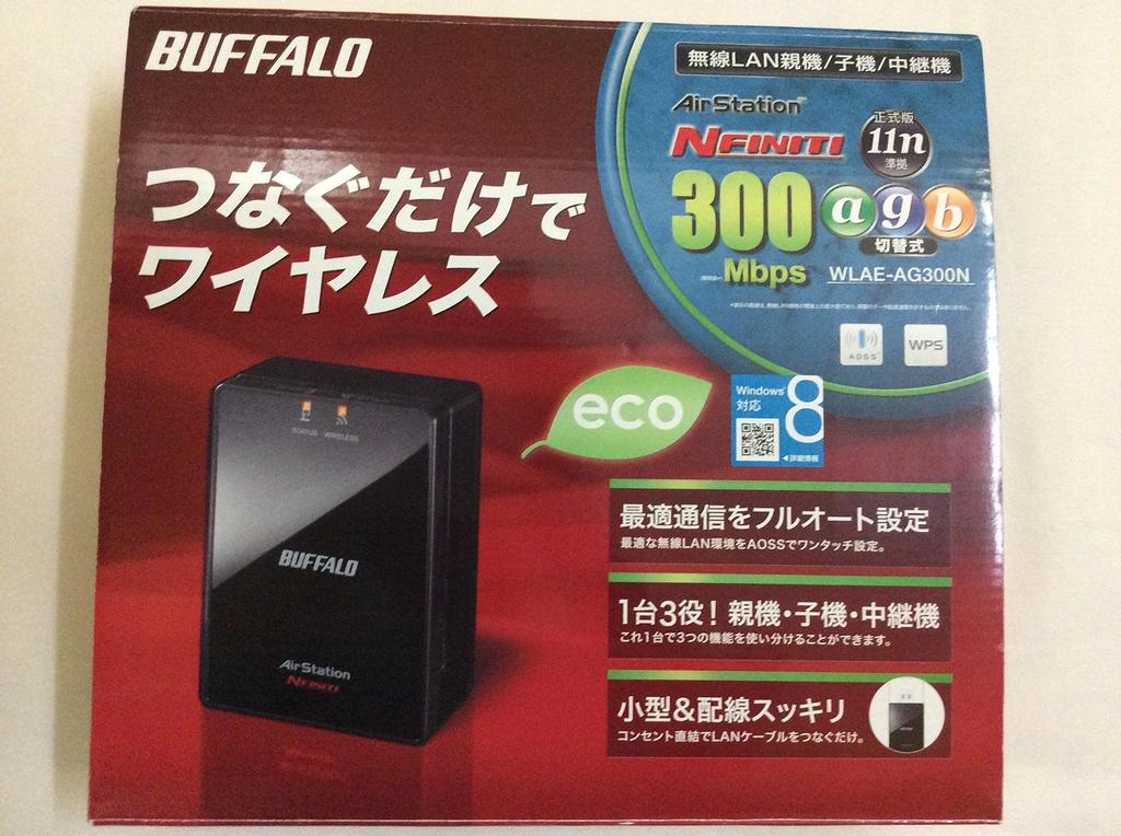 BUFFALO Wireless unit for connected devices with wired LAN port WLAE-AG300N