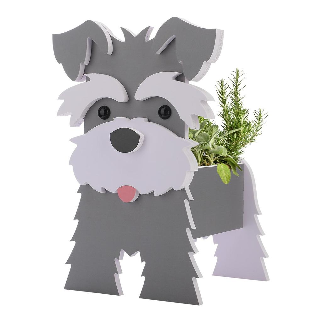 Vaso da fiori per cani Vasi da fiori giardino carino animale domestico vasi da fiori Vaso da fiori pianta Decorazioni da giardino