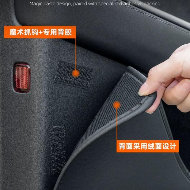 Car Door Anti Kick Pad Leather Protection Film For Tesla Model YL 2026 2027 Protector Stickers Car Accessories